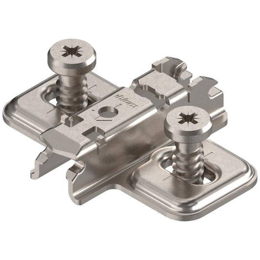 173L8100 Clip Euroscrew mounting plate for 18mm thickness material