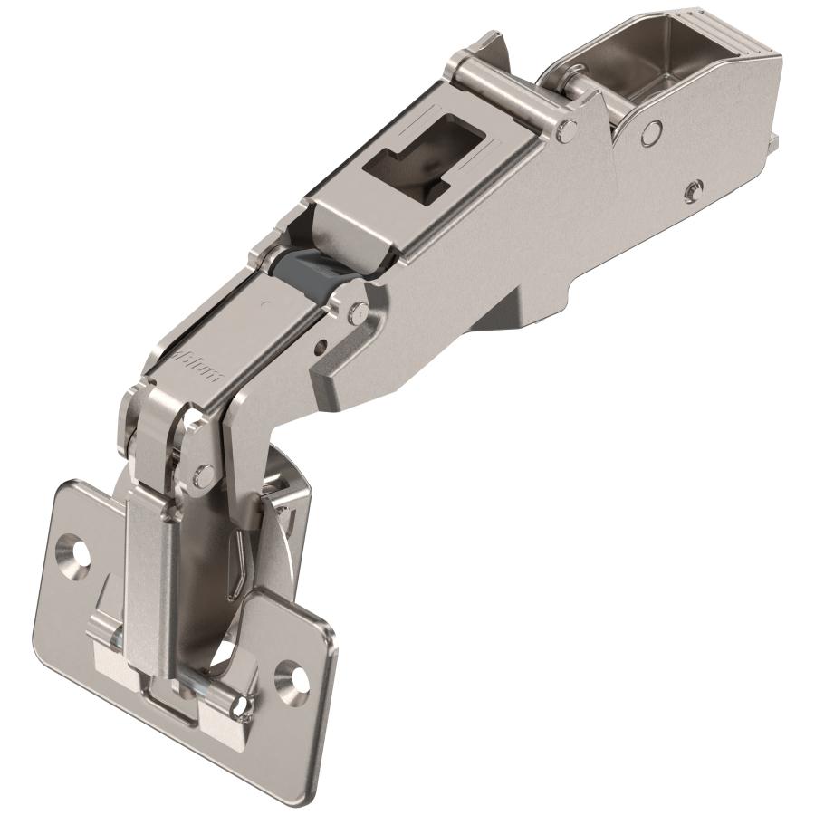 71T6650 CLIP top wide angle hinge 170°, dual application, boss: screw-on