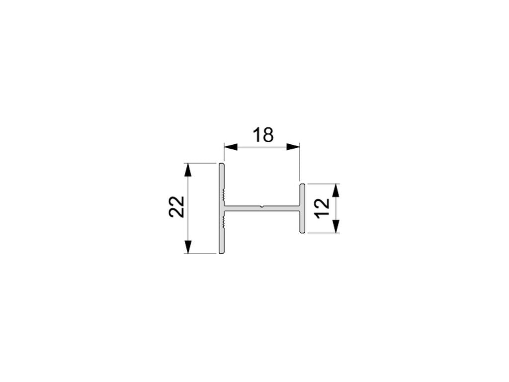 Placard H Section 2350mm